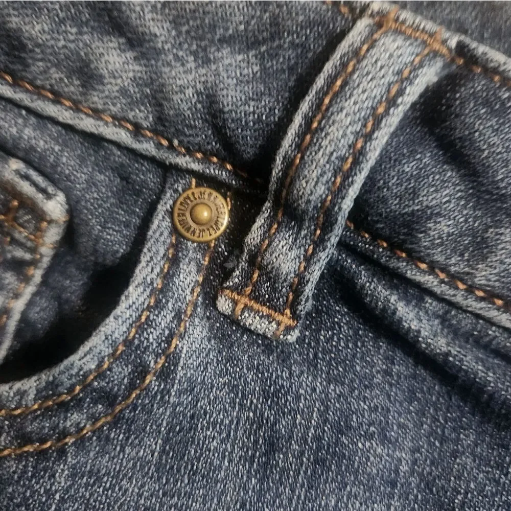 Jennifer Lopez 6 Dark Blue Full Length Pockets Zipper Women’s Jeans